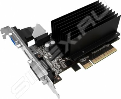    Palit GeForce GT 720 797Mhz PCI-E 2.0 2048Mb 1600Mhz 64 bit DVI HDMI HDCP Silent