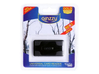     Ginzzu GR-416B CF/SD/SDHC/MicroSD/MS/xD/M2 