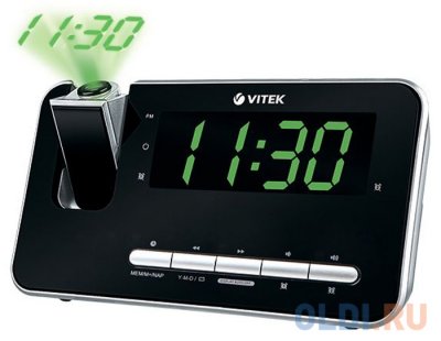    VITEK VT-6605 (BK) 1,2" LED ,  FM    10 , 2 .