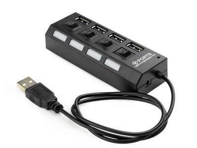    USB Gembird 4 Ports UHB-243-AD USB 2.0 Black