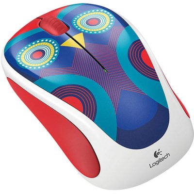 Мышь logitech с рисунком