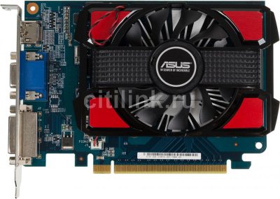    Asus PCI-E nVidia GT730-2GD3 GeForce GT 730 2048Mb 128bit GDDR3 700, 1600 DVI, HDMI, CRT,