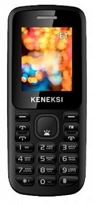     KENEKSI E1 Black 1.77"" 128x160 2 Sim Bluetooth  E1 Black