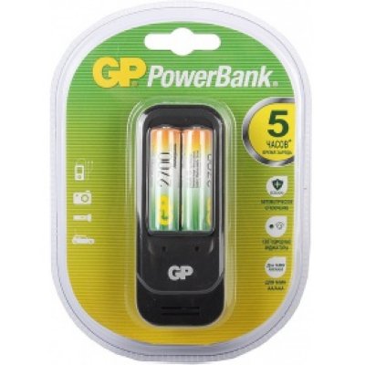    +   GP PowerBank PB560GS270-2CR2, 2  AA, 2700  A 