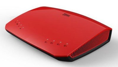    ZTE (053700900489) 4- 10/100Mbit/s E5502 red 300Mbps Wireless-N Router (Antenna inside)