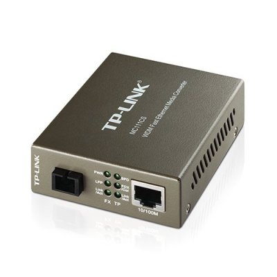    TP-LINK MC111CS 10/100M RJ45 to 100M single-mode, Full-duplex, up to 20Km