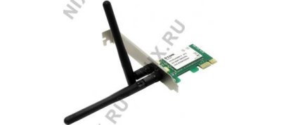     D-Link (DWA-548 /B1A) Wireless N 300 PCI-E x1 Desktop Adapter (802.11g/n, 300Mbps, 2