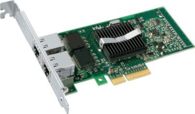     Intel XPI9402PTBLK Network Card PRO/1000 PT Dual Port Gigabit Server Adapter, PCI-E-4x
