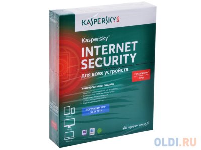     Kaspersky Internet Security Multi-Device Russian Edition. 2-Device 1 year Ba