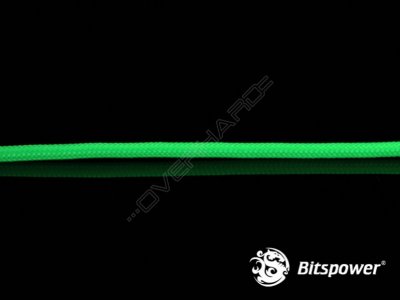   Bitspower CABLE SLEEVE DELUXE 1/8", Acid Green