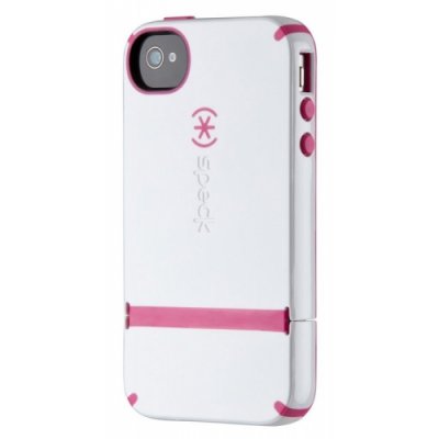    Speck  iPhone 4S CandyShell Flip White/Raspberry (SPK-A0822)