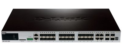    D-Link (DGS-3420-28SC/DC/B1A) 24- 10/100/1000BASE-T ( DC) 24 ports L2+ Stack Manag