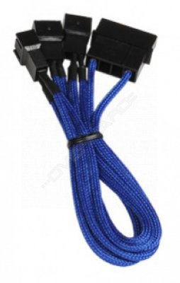    BitFenix Molex to 3x3-pin 7V 20cm Blue/Black