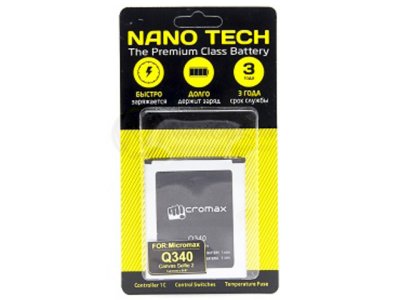    Nano Tech 2000 mAh  Micromax Q340 Canvas Selfie 2