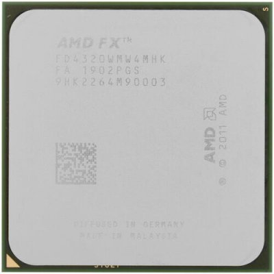    AMD FX-4320 AM3+, 4 x 4000 , L2 - 4 , L3 - 4 , 2DDR3-1866 , TDP 125  OEM