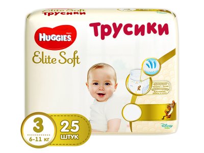    Huggies Elite Soft - 3 6-11  25 