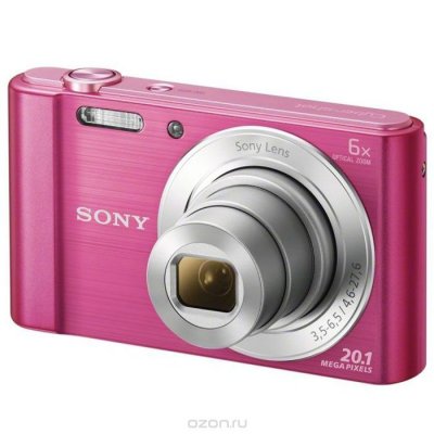   Sony Cyber-shot DSC-W810, Pink  