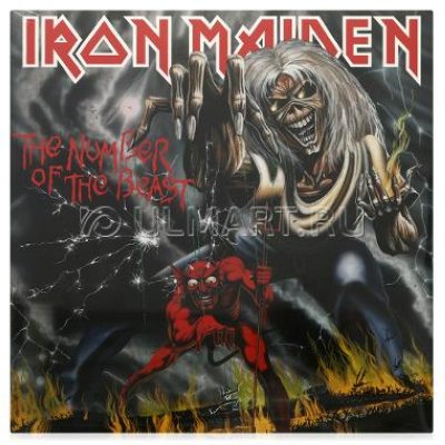     IRON MAIDEN "THE NUMBER OF THE BEAST", 1LP