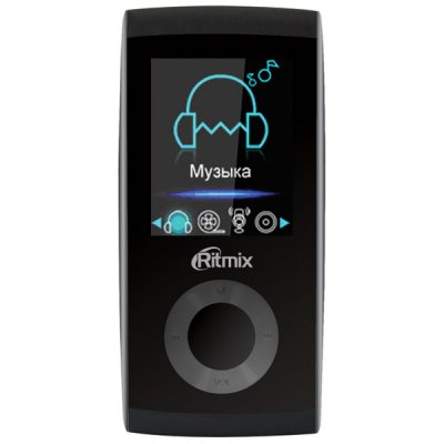    Ritmix (RF-4400-4Gb) Black (A/V Player,FM,4Gb,MicroSD,1.8"LCD,.,USB2.0,Li-Poly)