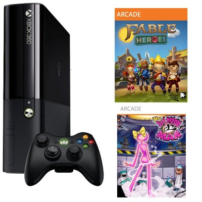     Microsoft XBox 360 S 250GB + Kinect + Kinect Adventures + Dance Central 3 + Forza