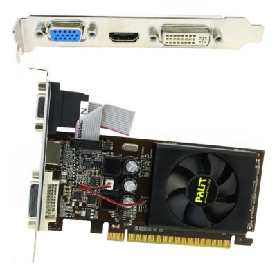    Nvidia 2048Mb GF GT 610 DDR3 DVI, HDMI, VGA OEM (NEAT6100HD46)