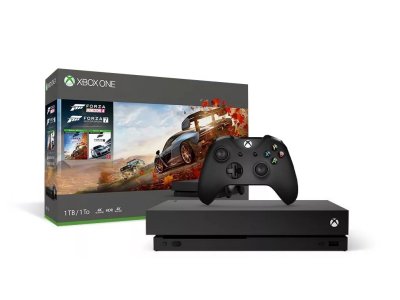     Microsoft Xbox One S 1Tb Black + Forza Horizon 4 + 1  Game Pass + 14  Live