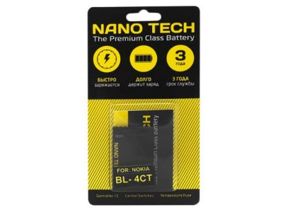   Nano Tech ( BL-4CT) 800 mAh  Nokia 5210/6600/7210