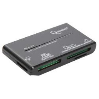   Gembird (CR530) ALL-in-One USB2.0 MMC/RSMMC/SDHC/miniSD/microSD/MS(/Pro/Duo)/M2 Card Reade