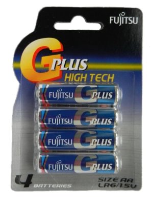    AA - Fujitsu LR6GPLUS/4B Alkaline G Plus (4 )