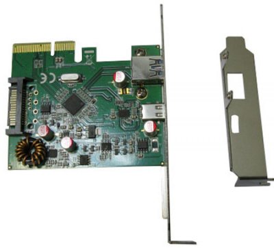    Espada (FG-EUSB311C1A-1-BU01) (OEM) PCI-Ex4, USB3.1, 2 port-ext (A+C)