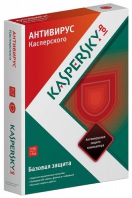     Kaspersky Anti-Virus 2013 Russian Edition 2Dt 1 year Base DVD Box KL1149RXBF
