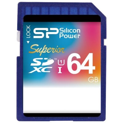    Silicon Power SDXC Class 10 64GB UHS-I Elite
