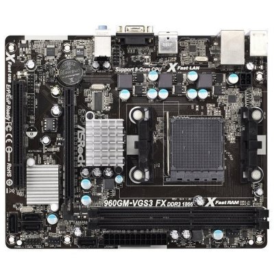  ASRock 960GM-VGS3 FX   (AMD 760G,AM3+,2*DDR3(1866),PCI-E,GLan,mATX,4*SATA RAID,5.1C