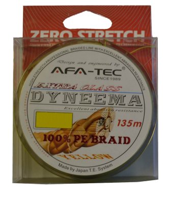     AFA-TEC Dyneema PEY15135 135m Yellow