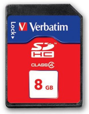     SD 8GB Verbatim SDHC Class 4
