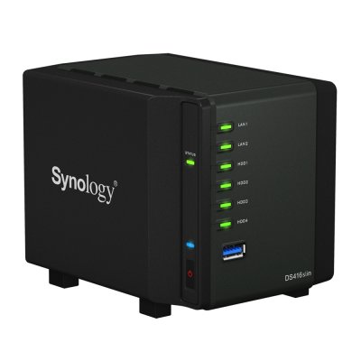     Synology DS416SLIM 4x2.5"/3.5" HotSwap HDD RAID 0/1/10/5/6 2xGbLAN