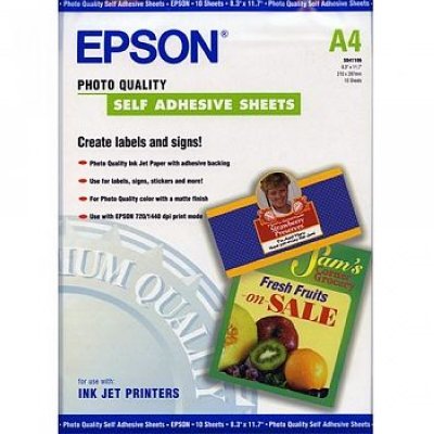    Epson Photo Quality Self-Adhesive Paper A4 C13S041106