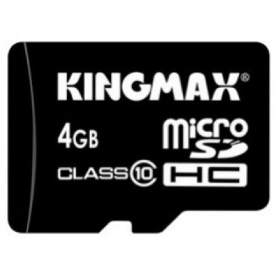     MicroSD 4Gb Kingmax (KM04GMCSDHC101A) Class 10 + 