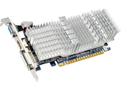    Gigabyte PCI-E (GV-N610SL-1GI-B) GeForce with CUDA GT610 1Gb DDR3 (64bit) VGA/ DVI/ HDMI/