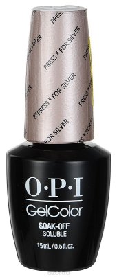   OPI - "GelColor",  Press for Silver, 15 