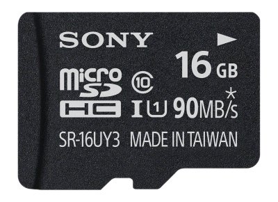     SONY microSDHC 16GB Class 10 UHS-I U1 + ADP (40/10 Mb/s) (SR16UYA)