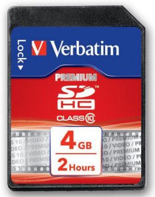     SD 4GB Verbatim SDHC Class 10