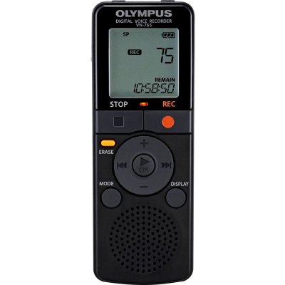 Товар почтой Диктофон Цифровой Olympus VN-765 non PC без батареек 4Gb черный