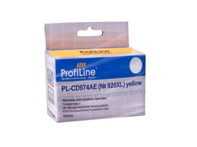    ProfiLine PL-CD974AE 920XL for HP 6000/6500/7000 Yellow