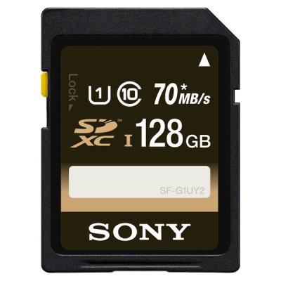     128Gb - Sony UHS-1 Class 10 Secure Digital XC SF-G1UYT2 (!)