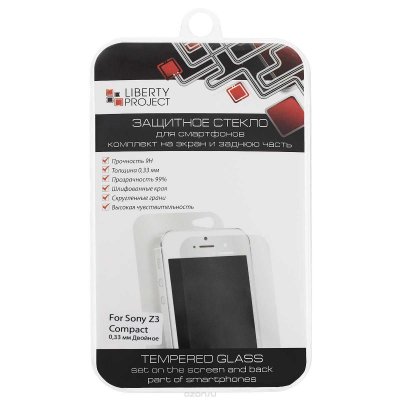   Liberty Project Tempered Glass    Sony Z3 Compact, , Clear (0,33 )