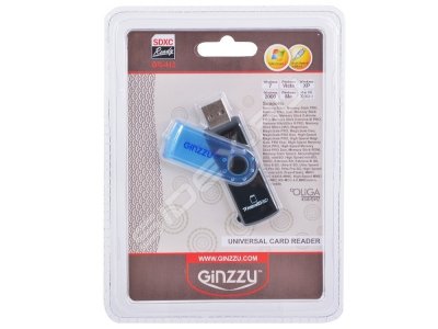    AII in 1, USB 2.0 (Ginzzu GR-412B) (-)