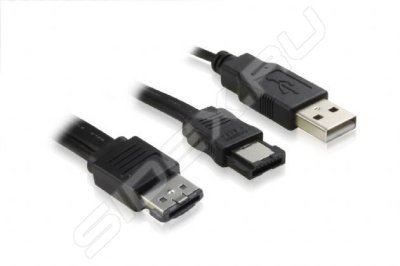    Greenconnect  1.0m eSATA- eSATAp- ESATA + USB GC-ST501, 7pin/7pin/AM,