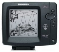   Humminbird 748 3D  6 , LCD 640  320 pix. 5", .   300  (