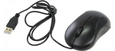    OKLICK Optical Mouse (115S) (Black) (RTL) USB 3btn+Roll,  (711636)